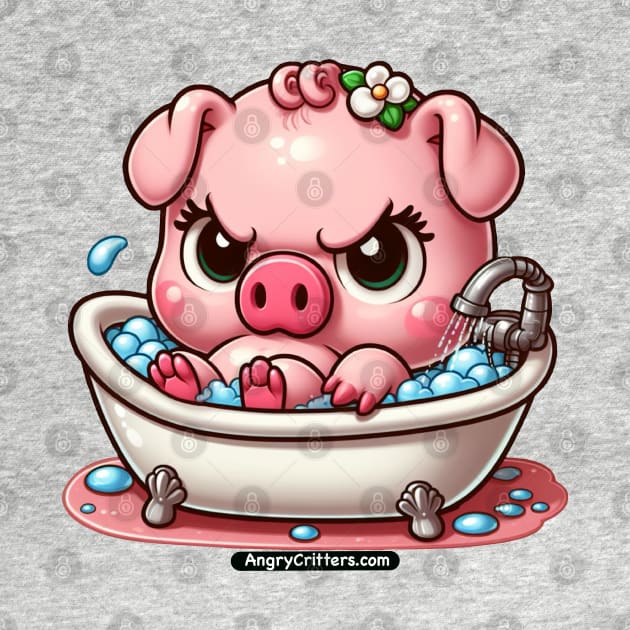 Angry Critters - Pig in a Bath by Angry Critters